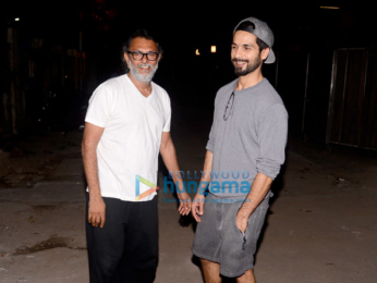 Rakeysh Omprakash Mehra and Shahid Kapoor snapped in Bandra