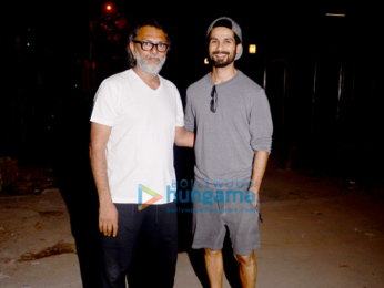 Rakeysh Omprakash Mehra and Shahid Kapoor snapped in Bandra
