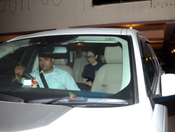Karisma Kapoor, Randhir Kapoor and Babita snapped at Kareena Kapoor Khan's house
