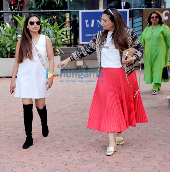 rani mukerji and vaibhavi merchant spotted at yauatcha 1