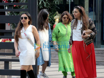 Rani Mukerji and Vaibhavi Merchant spotted at Yauatcha