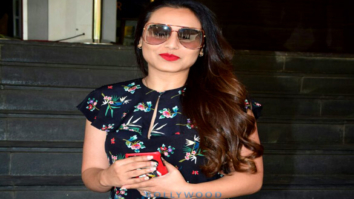 Rani Mukerji arrives for the trailer launch of ‘Hichki’