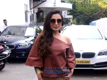 Rani Mukerji snapped on sets of Neha Dhupia's show 'BFFswithVogue'