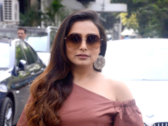 Rani Mukerji snapped on sets of Neha Dhupia's show 'BFFswithVogue'