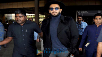 Ranveer Singh, Richa Chadda and Ayushmann Khurrana snapped at the airport