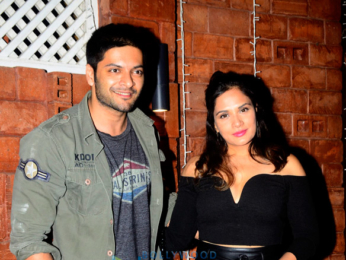 Richa Chadda and Ali Fazal snapped outside Harry's Bar and Cafe in Juhu