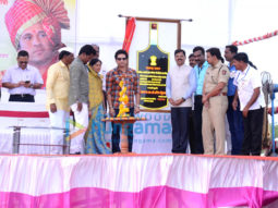 Sachin Tendulkar visits his adopted village Donja, Maharashtra