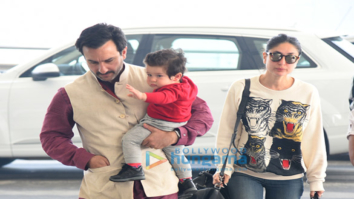 Saif Ali Khan, Kareena Kapoor Khan and others snapped at the airport