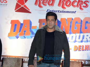 Salman Khan, Kriti Sanon, Sonakshi Sinha and others at Dabangg Tour press conference in Delhi
