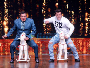 Salman Khan and Katrina Kaif on the sets of 'Dance India Dance'
