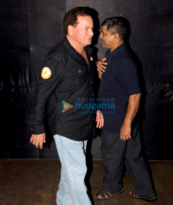 salman khan and salim khan snapped at tiger zinda hai screening 1