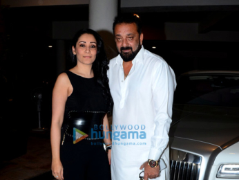 Sanjay Dutt, Sophie Chodhary and others snapped attending Manish Malhotra's bash
