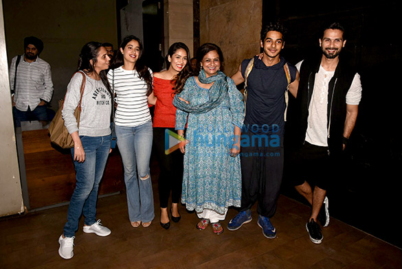 Shahid Kapoor, Mira Rajput, Janhvi Kapoor and others at Ishaan Khatter’s Beyond The Clouds screening Shahid Kapoor, Mira Rajput, Janhvi Kapoor and others at Ishaan Khatter’s Beyond The Clouds screening