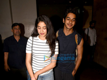 Shahid Kapoor, Mira Rajput, Janhvi Kapoor and others at Ishaan Khatter's Beyond The Clouds screening