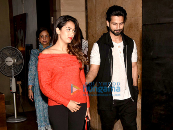 Shahid Kapoor, Mira Rajput, Janhvi Kapoor and others at Ishaan Khatter's Beyond The Clouds screening