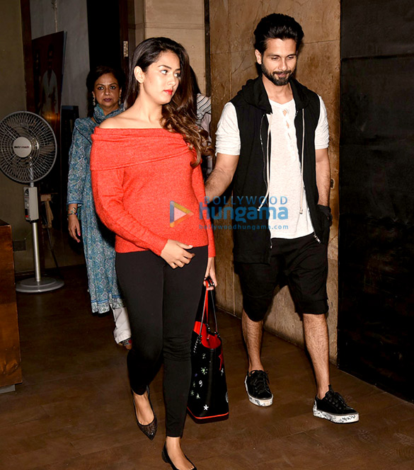 shahid kapoor mira rajput janhvi kapoor and others at ishaan khatters beyond the clouds screening 5