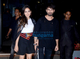 Shahid Kapoor and Mira Rajput spotted at a clinic in BKC