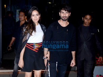 Shahid Kapoor and Mira Rajput spotted at a clinic in BKC