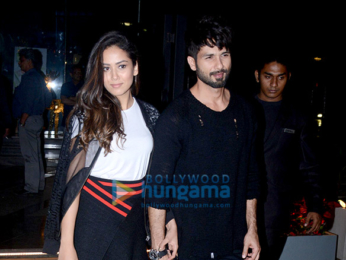 Shahid Kapoor and Mira Rajput spotted at a clinic in BKC