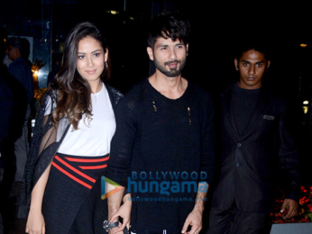 Shahid Kapoor and Mira Rajput spotted at a clinic in BKC