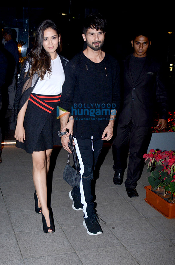 shahid kapoor and mira rajput spotted at a clinic in bkc 4