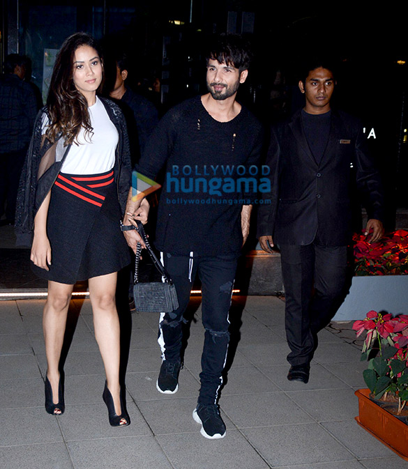 shahid kapoor and mira rajput spotted at a clinic in bkc 5