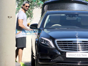Shahid Kapoor and Sooraj Pancholi snapped at the gym