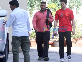 Shahid Kapoor and Sooraj Pancholi snapped at the gym
