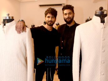 Shahid Kapoor at Kunal Rawal's store launch