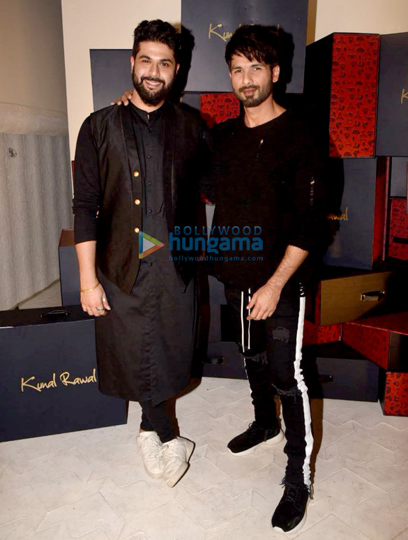 Shahid Kapoor at Kunal Rawal’s store launch