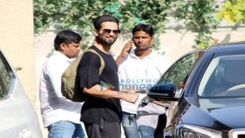 Shahid Kapoor snapped at the gym