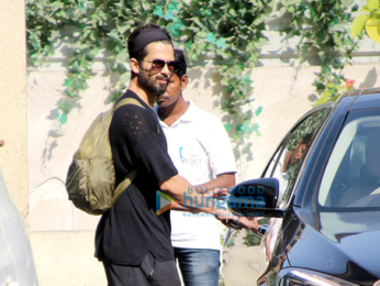 Shahid Kapoor snapped at the gym