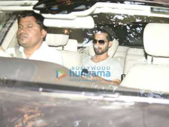 Shahid Kapoor snapped post dubbing session at Sunny Super Sound in Juhu