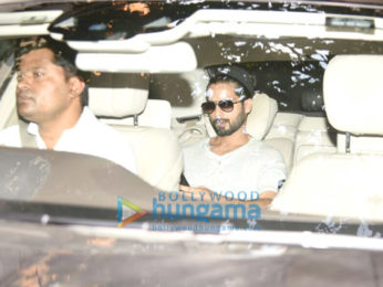 Shahid Kapoor snapped post dubbing session at Sunny Super Sound in Juhu