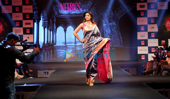 Shilpa Shetty walks the ramp for Neeru’s