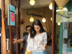 Shraddha Kapoor snapped outside the Bblunt salon