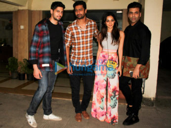 Sidharth Malhotra, Karan Johar, Kiara Advani and Neha Dhupia spotted at Bandra