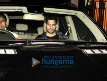 Sidharth Malhotra, Karan Johar, Kiara Advani and Neha Dhupia spotted at Bandra