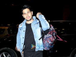 Sidharth Malhotra and Shamita Shetty snapped at the airport