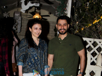 Soha Ali Khan and Kunal Khemu snapped at Smoke House Deli in Bandra