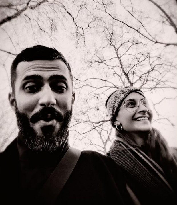 Sonam Kapoor and Anand Ahuja enjoy the chilly weather of London this Christmas