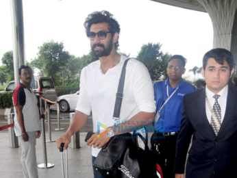 Sonam Kapoor and Rana Daggubati snapped at the airport