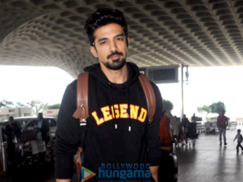 Sonam Kapoor and Rana Daggubati snapped at the airport