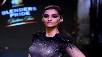Sonam Kapoor walks the ramp for Tarun Tahiliani at Blenders Pride Fashion Tour