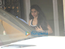 Suhana Khan snapped at the gym