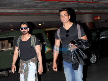 Team of 'Paltan' snapped at the airport