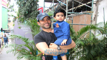 Tushar Kapoor snapped with son Lakkshya