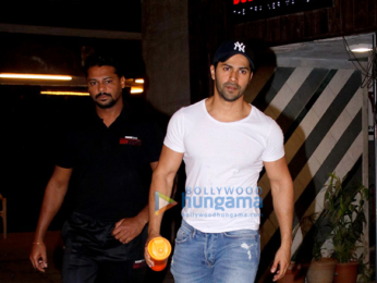 Varun Dhawan and Kartik Aaryan snapped at the gym