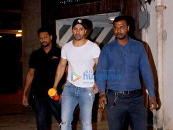 Varun Dhawan and Kartik Aaryan snapped at the gym