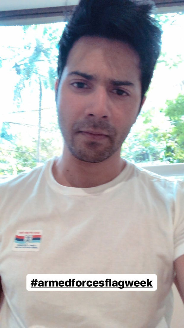 Varun Dhawan urges everyone to celebrate Armed Forces Flag Day